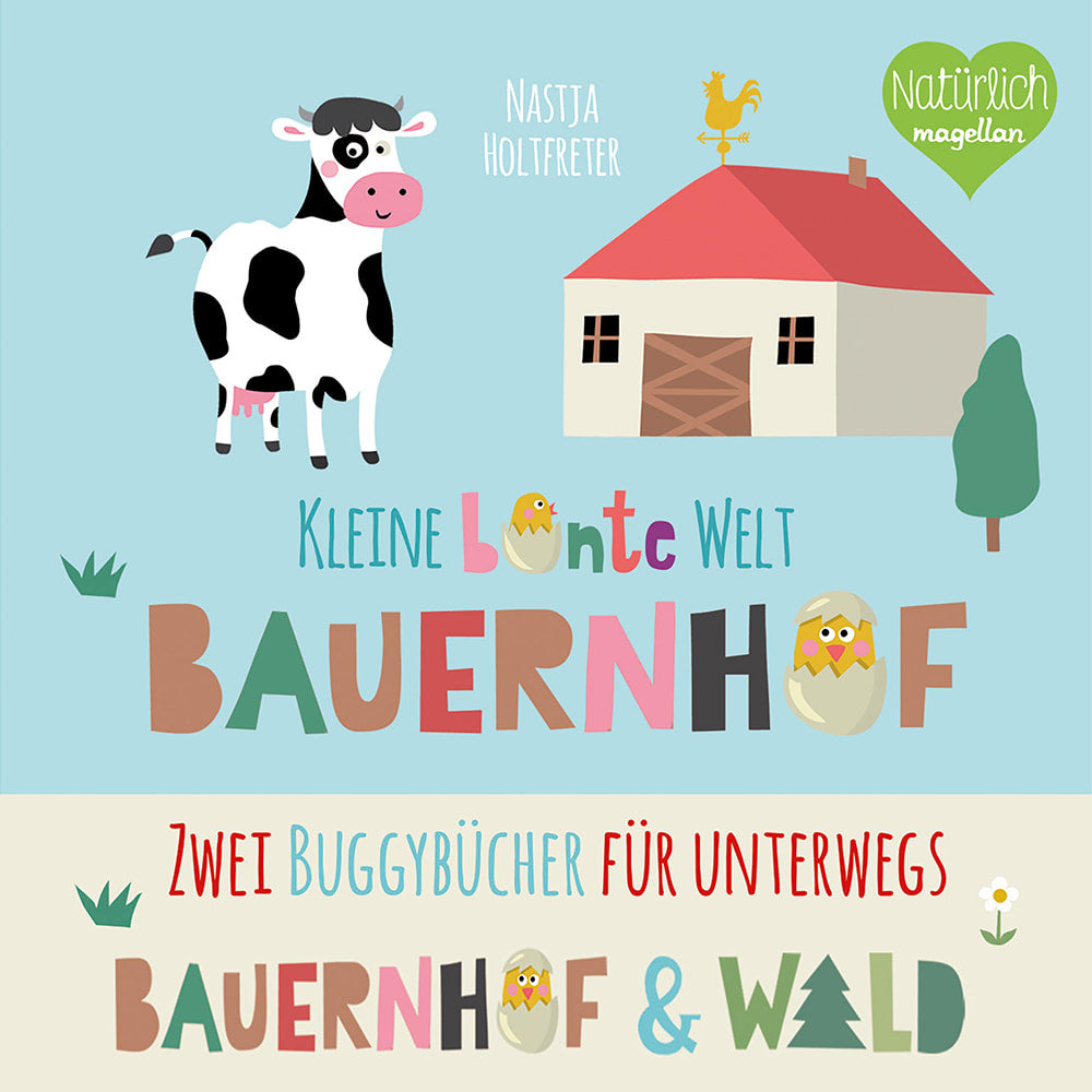 Kleine bunte Welt - Bauernhof & Wald Buggyücher - Versandkostenfrei ab 70 Euro - Michel & Ida