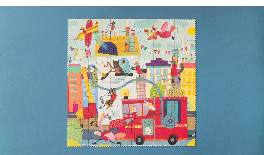 Puzzle "I want to be a firefighter" - Versandkostenfrei ab 70 Euro - Michel & Ida