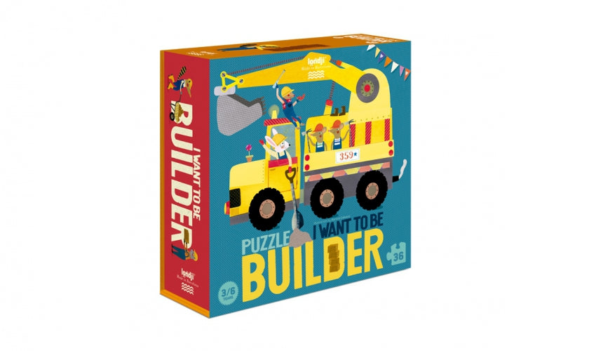 Puzzle "I want to be a builder" - Versandkostenfrei ab 70 Euro - Michel & Ida